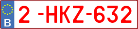 Truck License Plate